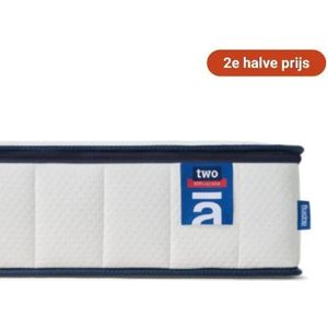 Auping Two Premium matras 180 cm x 220 cm - Wit - DPPS pocketveren met latex comfortlaag