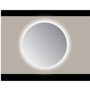 Sanicare Q-mirrors spiegel rond 85 cm PP geslepen rondom Ambiance Warm White leds met sensor RAWS.850
