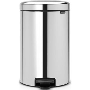 Brabantia NewIcon Prullenbak - 20 liter - Brilliant Steel