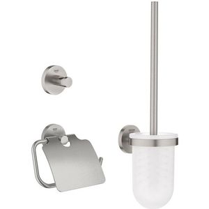 GROHE Start Accessoiresset 3-in-1 - supersteel (RVS look)