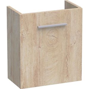 BRAUER Florence Fonteinonderkast - 40x45x22cm - 1 linksdraaiende deur - zonder greep - MFC - sahara 1080