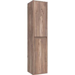 BRAUER Nexxt Badkamerkast - 160x35x35cm - 2 greep - loze links/rechtsdraaiende deuren - MFC - Almond HK-NX160AL