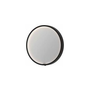 INK SP24 spiegel - 40x4x40cm rond in stalen kader incl dir LED - verwarming - color changing - dimbaar en schakelaar - geborsteld metal black 8409455