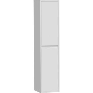 Saniclass Nexxt Badkamerkast - 160x35x35cm - 2 greep - loze links/rechtsdraaiende deuren - MDF - mat wit 7609