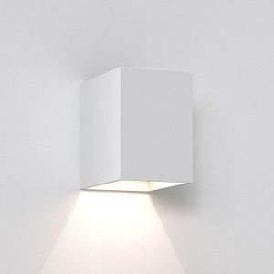 Astro Oslo 100 wandlamp LED 3W 3000K wit 7x10x16cm IP65 aluminium A 7493