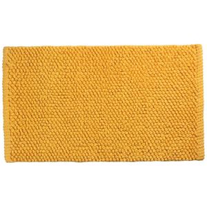 Differnz Popcorn Badmat – Oker Douchemat – 100% Katoen – Geschikt voor Vloerverwarming – 50 x 80 cm