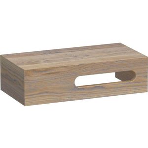 BRAUER Smooth Fonteinonderkast - 40x10x20cm - 1 rechtsdraaiende deur - hout - Vintage oak 10083RVOG