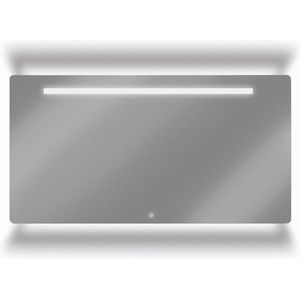 Looox Ml line spiegel - 140x70 led verlichting onder plus boven plus geintegreerd SPML2-1400-700