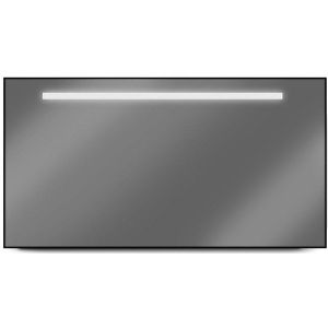 Looox Black Line spiegel - 120X60cm - LED - zwart mat SPBL1200-600B