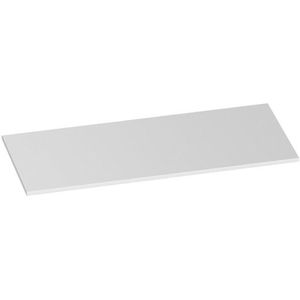 Saniclass Fine Stone Wastafelblad - 100x46x2cm - zonder kraangaten - Finestone wit 2604