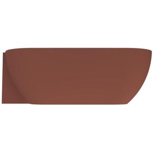 Arcqua Havana Halfvrijstaand Bad - 170x80cm - links - mat terracotta BAD759742