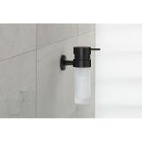 Duravit Starck T Zeepdispenser - 17.6x6cm - matglas - zwart mat 0099354600