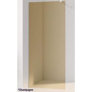 Saniclass Colorem losse glasplaat - 140x200cm - rookglas - champagne (brons) R-GS-2120-140-CG