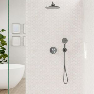 Hansgrohe Showerselect s Doucheset inbouw thermostaat 2 functies brushed black chrome SW481756 / SW545415 / SW490198 / SW773885 / SW3589