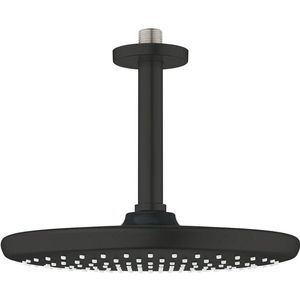 GROHE Tempesta 250 Hoofddouche - 25cm - 1 straalsoort - plafondarm 14.2cm - mat zwart 266692430