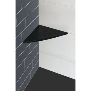 Wiesbaden InWall hoekplanchet 29x29 mat zwart 33.2190