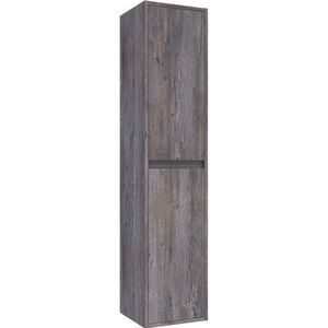 BRAUER Nexxt Badkamerkast - 160x35x35cm - 2 greep - loze links/rechtsdraaiende deuren - MFC - grey Canyon HK-NX160GC