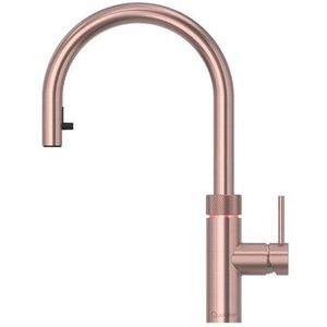 Quooker BE flex kokendwaterkraan - draaibare & uittrekbare uitloop - PRO3 reservoir - Warm / kokend water - rosé koper 3XRCO-BE