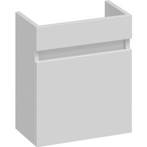 Saniclass Solution Fonteinonderkast - 40x45x22cm - 1 linksdraaiende deur - MDF - hoogglans wit FO-SLLHW