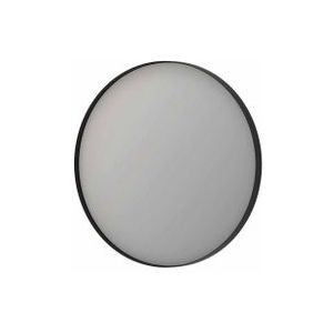 INK SP15 spiegel - 60x4x60cm rond verzonken in alu kader - geborsteld metal black 8409451