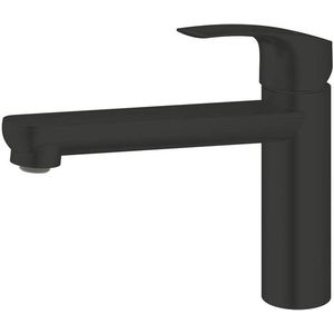 GROHE Eurosmart Keukenmengkraan - 22.2cm - draaibare uitloop - matte black 304632430
