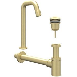IVY - Fonteinset - Contour - Opbouw - Verhoogd - Geborsteld Mat Goud PVD