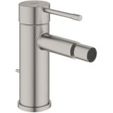 GROHE Essence New Bidetkraan - Lage uitloop - Met trek-waste - SuperSteel