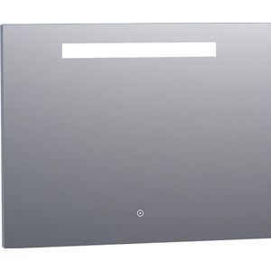 BRAUER Spiegel - 90x70cm - verlichting - aluminium 38881s
