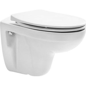 Royal plaza Vito 2.0 toiletset - wandcloset - spoelrandloos - diepspoel - closetzitting - deksel - softclose - quickrelease - wit SW395377/SW788299