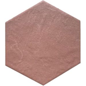 Jos. Dust vloer- en wandtegel - 17.5x20cm - hexagon - R10 - mat blush (roze) 1981235