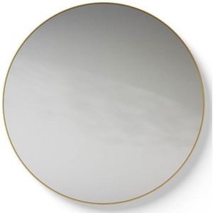Looox Mirror collection Mirror Gold Line Round ronde spiegel - 70cm - mat goud SPGLR700