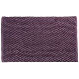 Differnz Popcorn Badmat – Violet Douchemat – 100% Katoen – Geschikt voor Vloerverwarming – 50 x 80 cm