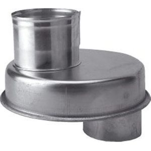 Burgerhout haardschuif Aluminium rond 400450504