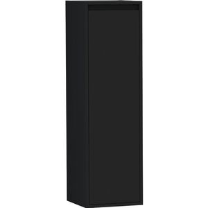 BRAUER New Future Badkamerkast - 120x35x35cm - 1 linksdraaiende deur - MDF - mat zwart 7118