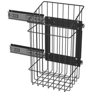INK wasmand 26x26x46cm - uittrekbaar tbv hoge kast Antraciet 8201270