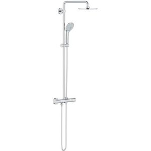 GROHE Euphoria Regendoucheset Opbouw - hoofddouche 21cm - massage handdouche - thermostatisch - chroom 27964000