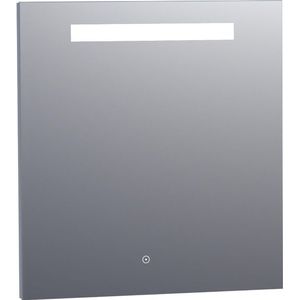 BRAUER Spiegel - 75x70cm - verlichting - aluminium 3887-75s