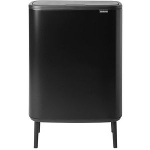 Brabantia Bo Touch Bin Hi Prullenbak - 2 x 30 liter - Afvalscheiding - Matt Black