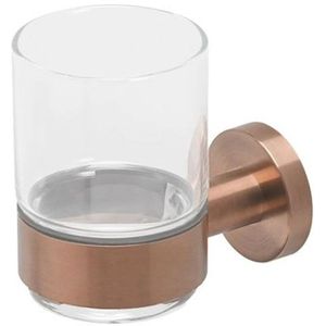 Geesa - Nemox - Glashouder met Glas - Geborsteld Brons