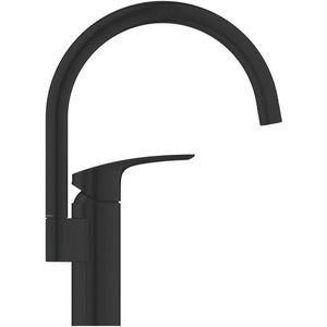 GROHE Eurosmart Keukenmengkraan - 18.3cm - hoge uitloop - matte black 332022433