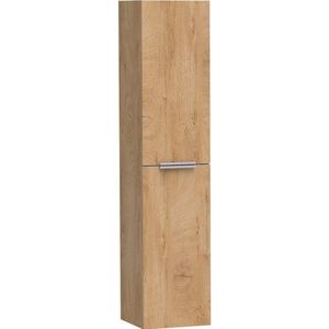 Saniclass EVO Badkamerkast - 160x35x35cm - 2 links- rechtsdraaiende deuren - greep - MFC - nomad 7105