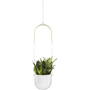 Umbra Bolo plantenhanger 19x62cm keramiek wit 1009571-660