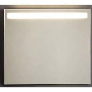 Adema Squared 2.0 badkamerspiegel - 80x70cm - Met LED-verlichting - Met spiegelverwarming