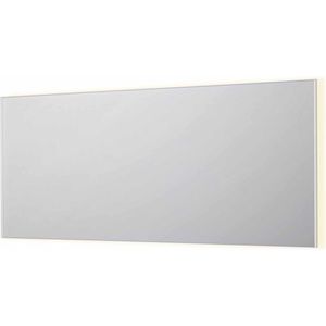 INK SP32 spiegel - 180x4x80cm rechthoek in stalen kader incl indir LED - verwarming - color changing - dimbaar en schakelaar - mat wit 8410101