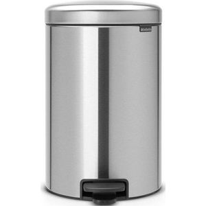 Brabantia NewIcon Pedaalemmer - 20 liter - kunststof binnenemmer - matt steel fingerprint proof 111907