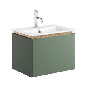 Crosswater Mada badmeubelset - 50x36.7x36cm - 1 wasbak - 1 kraangat - salie groen MA5000DSGR