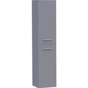 BRAUER EX Badkamerkast - 160x35x35cm - 1 links- rechtsdraaiende deur - zonder greep - MDF - mat grijs 7025