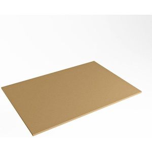 Mondiaz TOP 30 Topblad - 60x30x0.9cm - geschikt voor afdekplaat - Solid surface - Oro T30XIM49846Oro