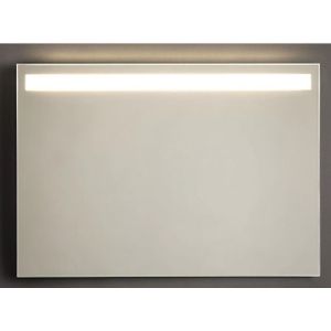 Adema Squared 2.0 badkamerspiegel 100x70cm met bovenverlichting LED met sensor schakelaar SW10-100