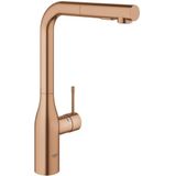 GROHE essence new Keukenkraan - hoog - draaibare/uittrekbare uitloop - warm sunset geborsteld 30270DL0